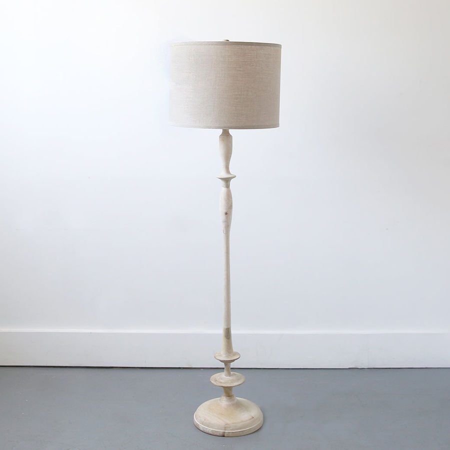 Cybil Whitewash Floor Lamp added by Nicole DeFontes