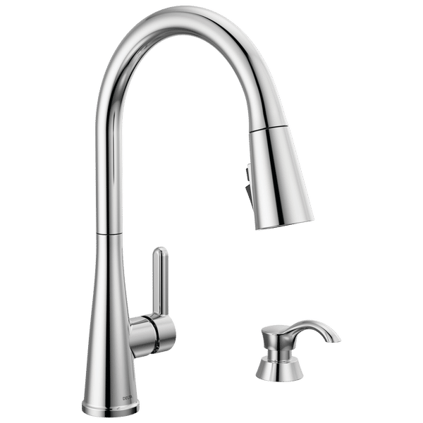 Single Handle Pull-Down Kitchen Faucet with Soap Dispenser and ShieldSpray Technology added by Spoak Member