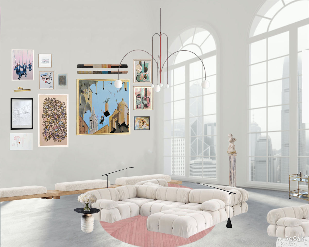 Contemporary Living Room Inspo designed by Chelsea Spinos