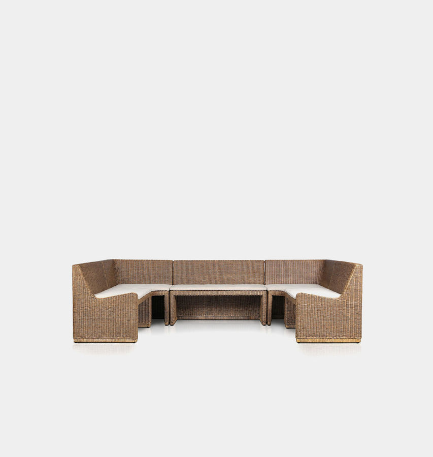 Senna Dining Banquette U Shape | Shoppe Amber Interiors added by Caitlin Coffey
