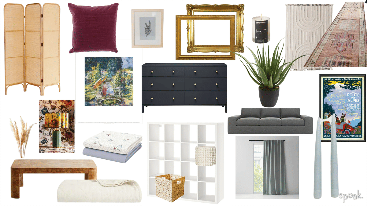 Black Kitchen + Living Room Ideas designed by Leigh B