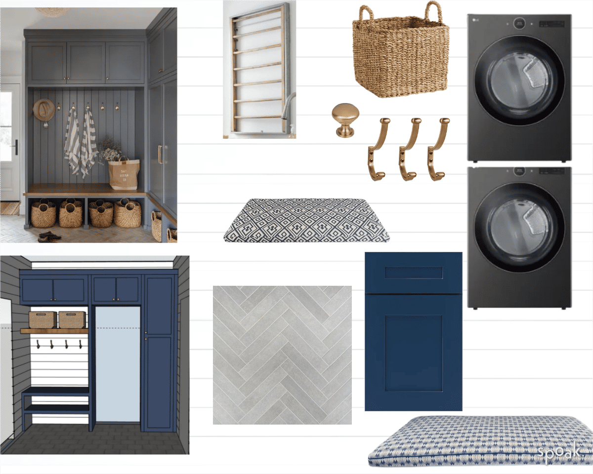 Laundry Room Inspiration designed by Abigail Carey