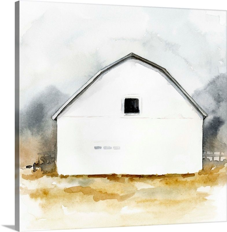 White Barn Watercolor II added by Rachel Fedorov