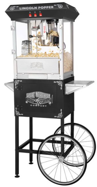 Popcorn machine added by Emma Hanson