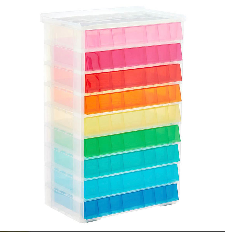 Rainbow 9-Drawer Storage Unit added by Kelsey Abberger