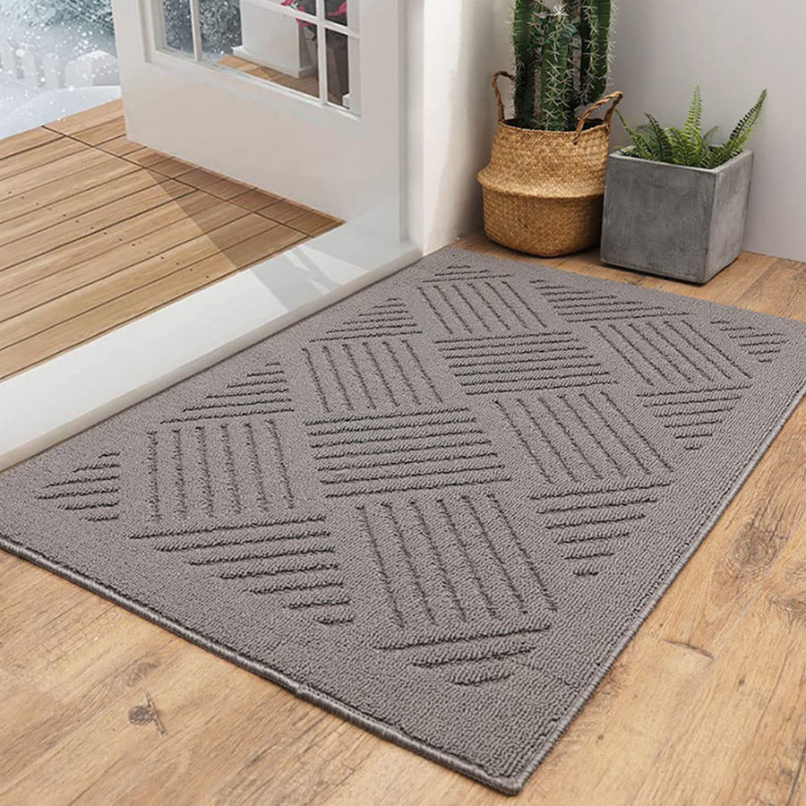 Latitude Run® Premium Indoor Outdoor Mat Rubber Backing Non Slip Super Absorbent Resist Dirt Entrance Rug & Reviews | Wayfair added by sallie tyler
