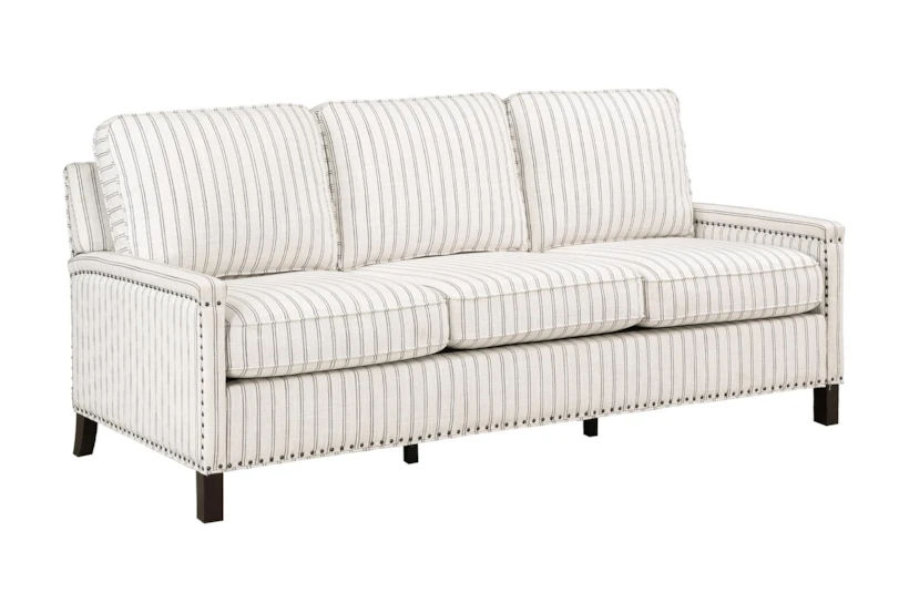Soren Beige Grey Fabric Striped 78" Sofa added by mavel Schultz