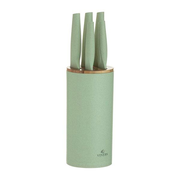 Viners 6 Piece Stainless Steel Knife Block Set added by Olga Dragieva