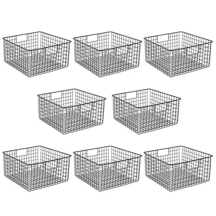 mDesign Metal Wire Food Organizer Basket with Built-In Handles added by Elizabeth Logan