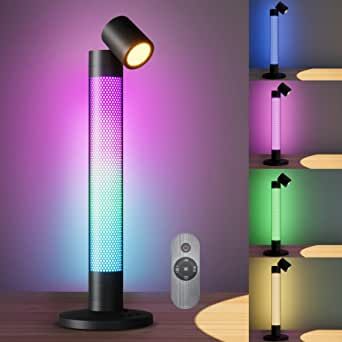 HCYHNB LED Table Lamp, Dimmable Reading Lamp 600 Lumens, RGBWW Ambient Lighting with Music Sync & Dynamic Scene Mode for Bedroom Tabletops, Home Office, Gaming Room Desk added by Whitney Crutcher