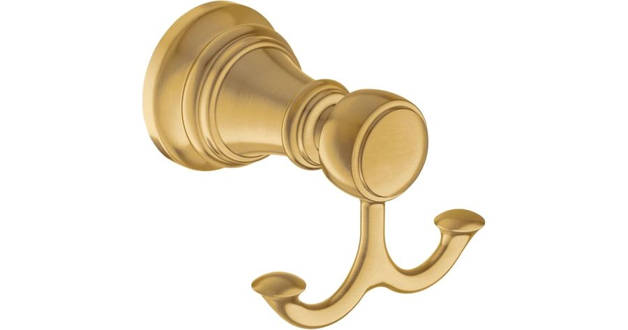 Moen YB8403BG Weymouth Double Robe Hook | Build.com added by Sandy Schargel Interiors