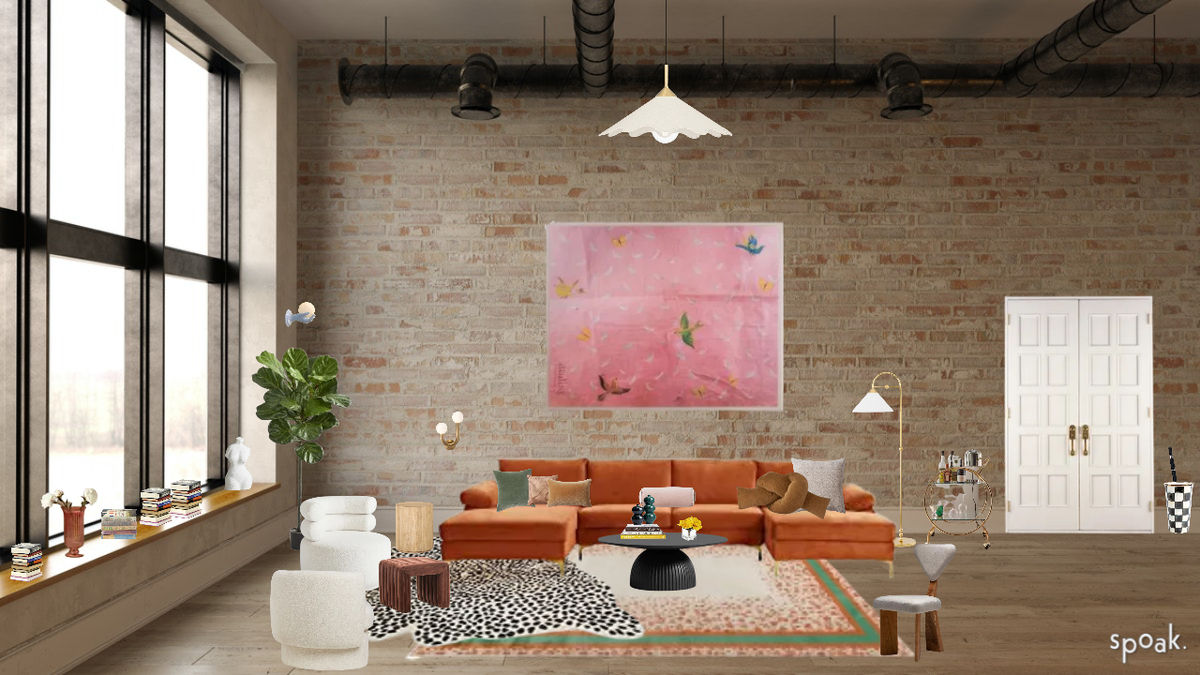 Kitchen + Living Room Inspo designed by Ashley Bakos