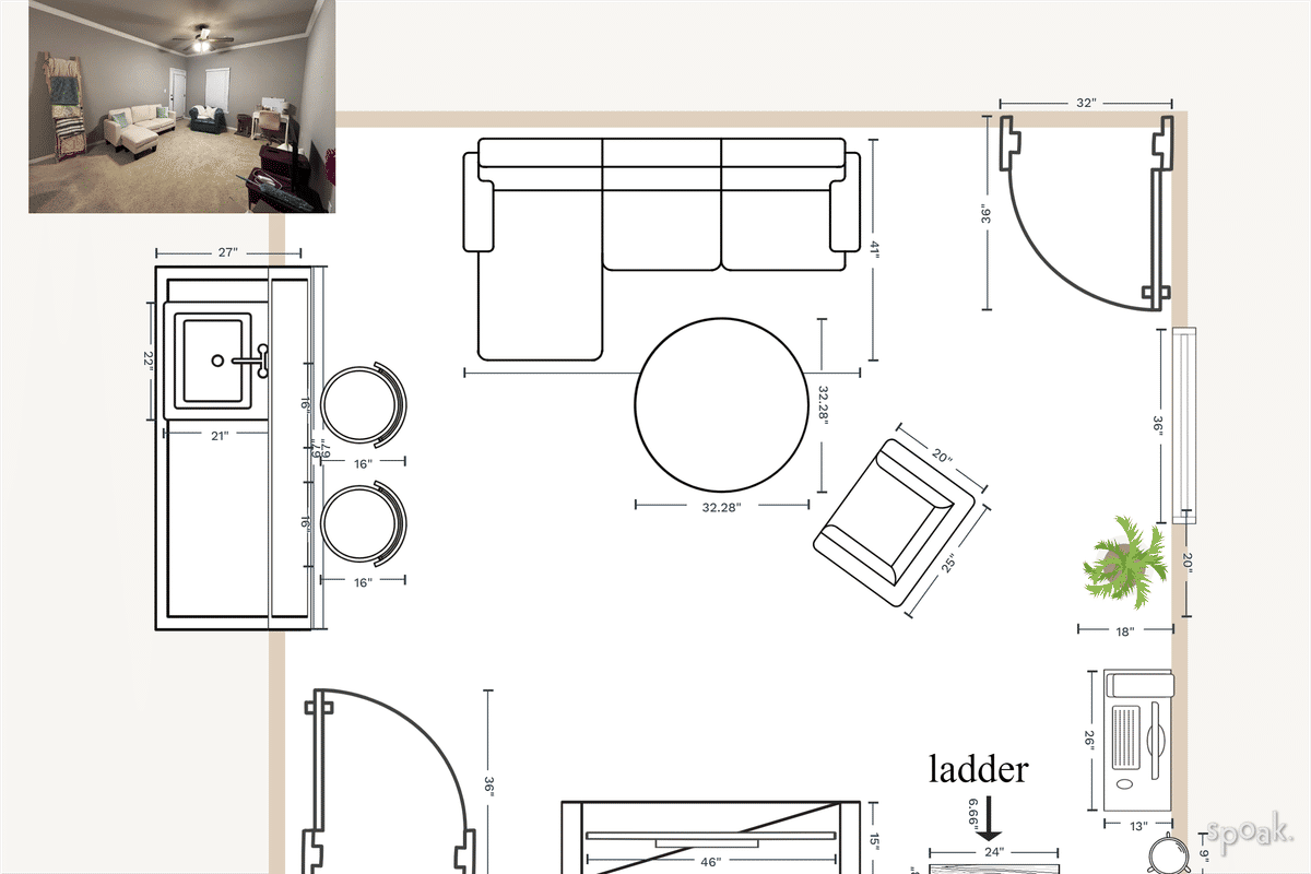 Multi Story Apartment Plan designed by KATHERINE ECK