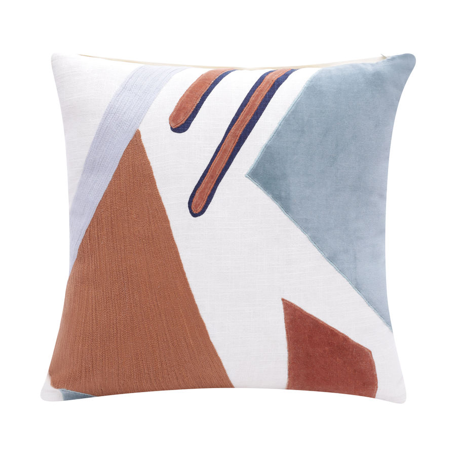 AllModern Astri Modern Patchwork Handmade Cotton Decorative Throw Pillow | Wayfair added by sallie tyler