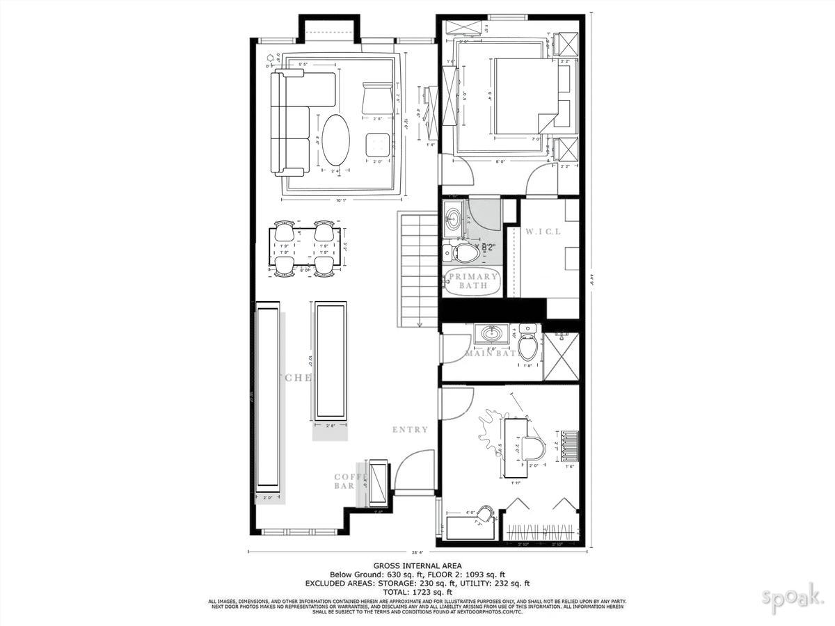 Tiny House Floor Plan designed by Mallory Berg