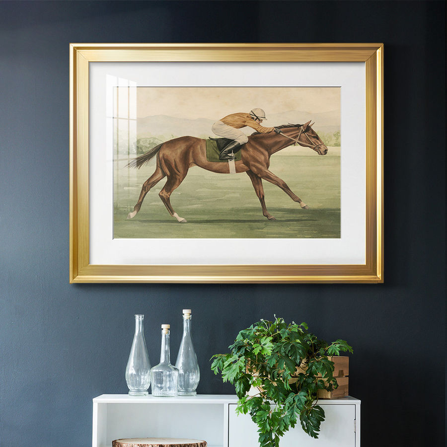 Charlton Home® Vintage Equestrian II Framed On Paper Print | Wayfair added by Morgan Bryant