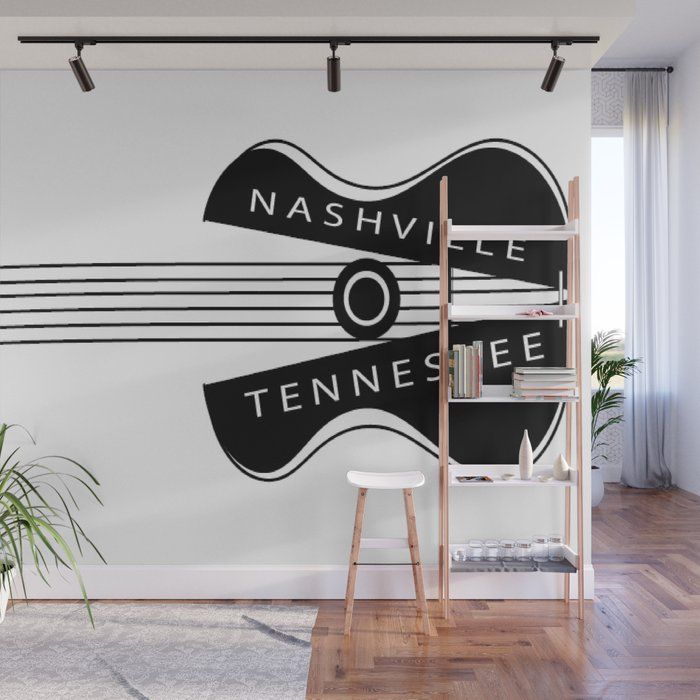 "Nashville Guitar" Wall Mural by Connie Campbell added by Lauren Houston