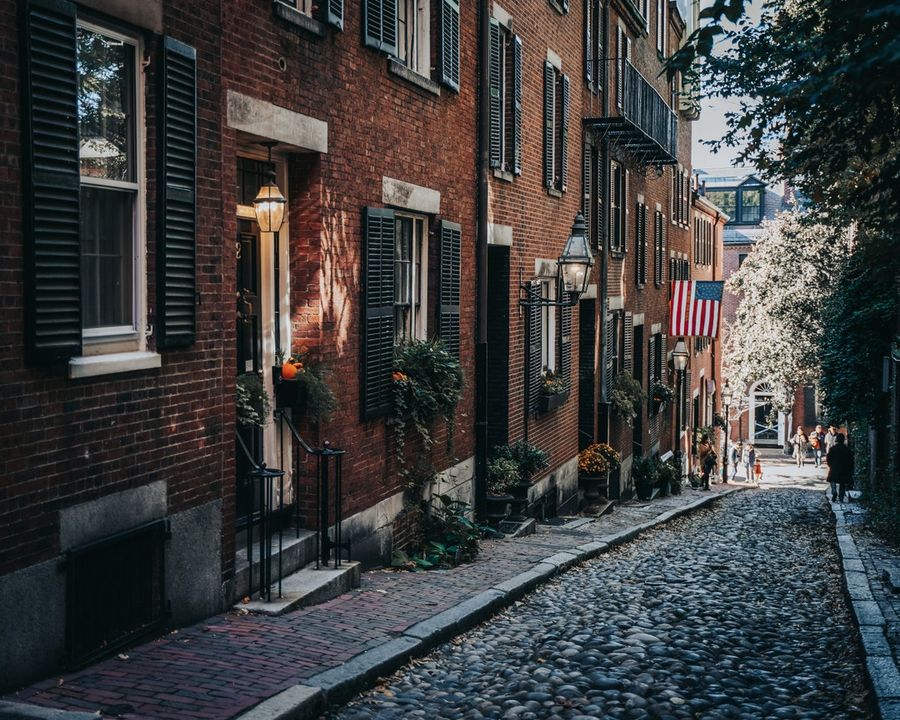 PHOTO Fall Vibes on Acorn Street in Boston Paper, Canvas & Foam Board Prints Always FREE Photo Shipping - Etsy added by sallie tyler