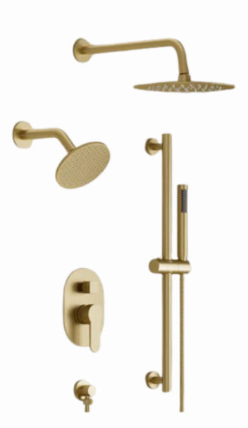 CRANACH Ocean Whisper Elegance Complete Shower System with Rough in-Valve | Wayfair added by Keeley Hardy