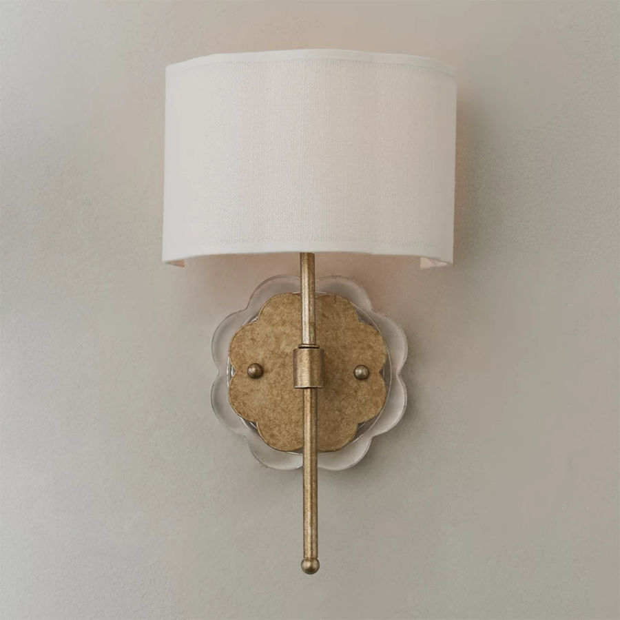 Scalloped Daisy Shade Sconce added by Kayanna Valderrama