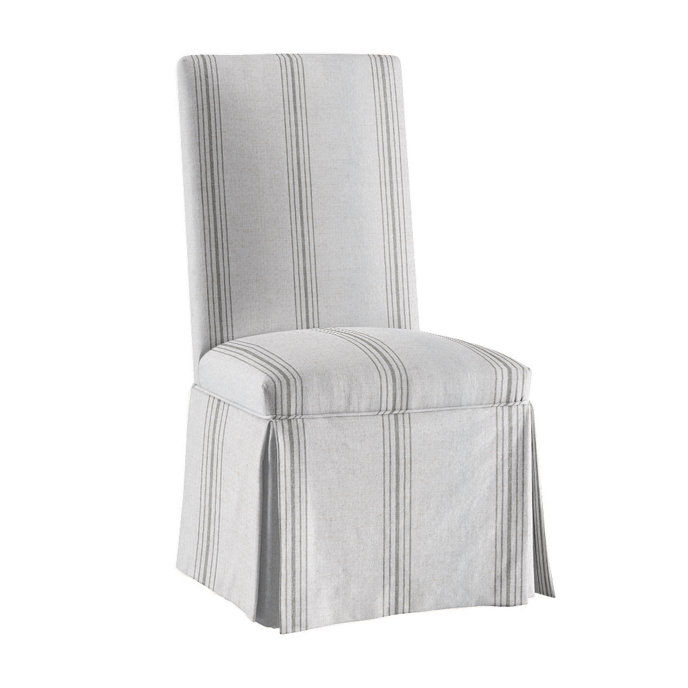 Parsons Chair Slipcover Custom Fit With Tailored Kick Pleat added by AhNest Design
