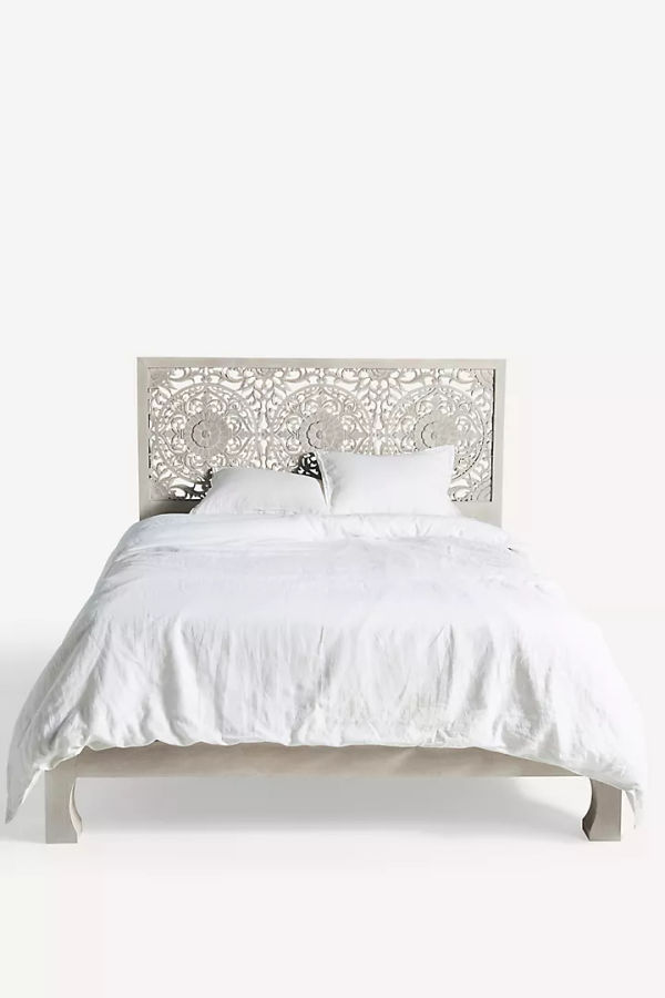 Handcarved Low Lombok Bed Twin added by Bethesda Home Stylist