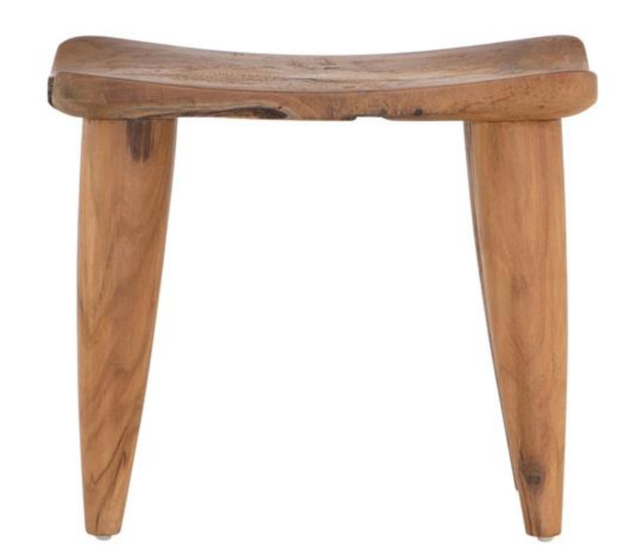 Zada Modern Classic Brown Teak Outdoor Ottoman added by Kristi Kautz
