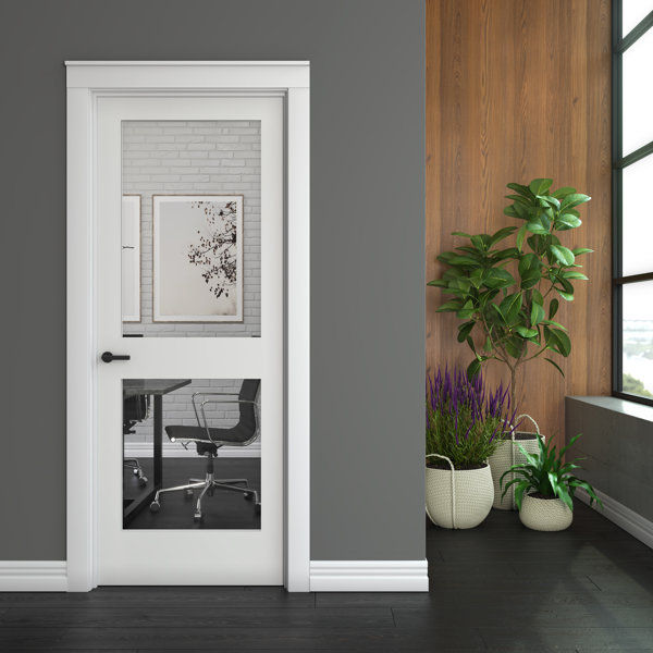 80'' Solid Wood Glass Standard Door added by Katie Hoffman