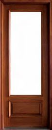 96" Mahogany Wakefield 1 Lite Single Door added by sarah spagnola