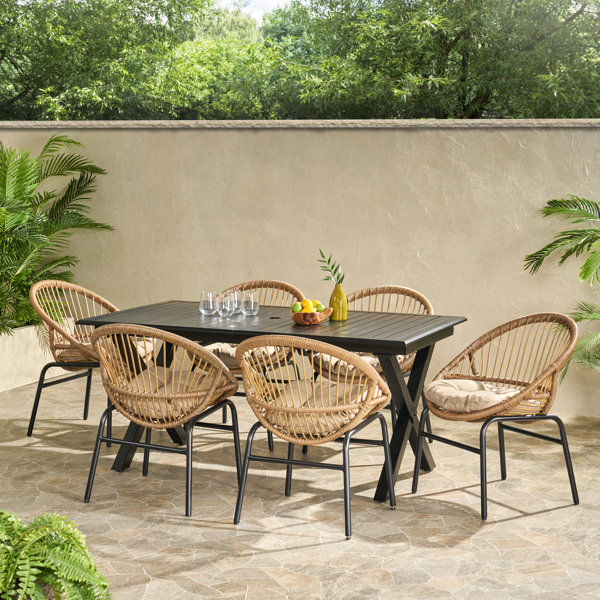 Rumbrook Rectangular 6 - Person Outdoor Dining Set added by Piper Stromatt