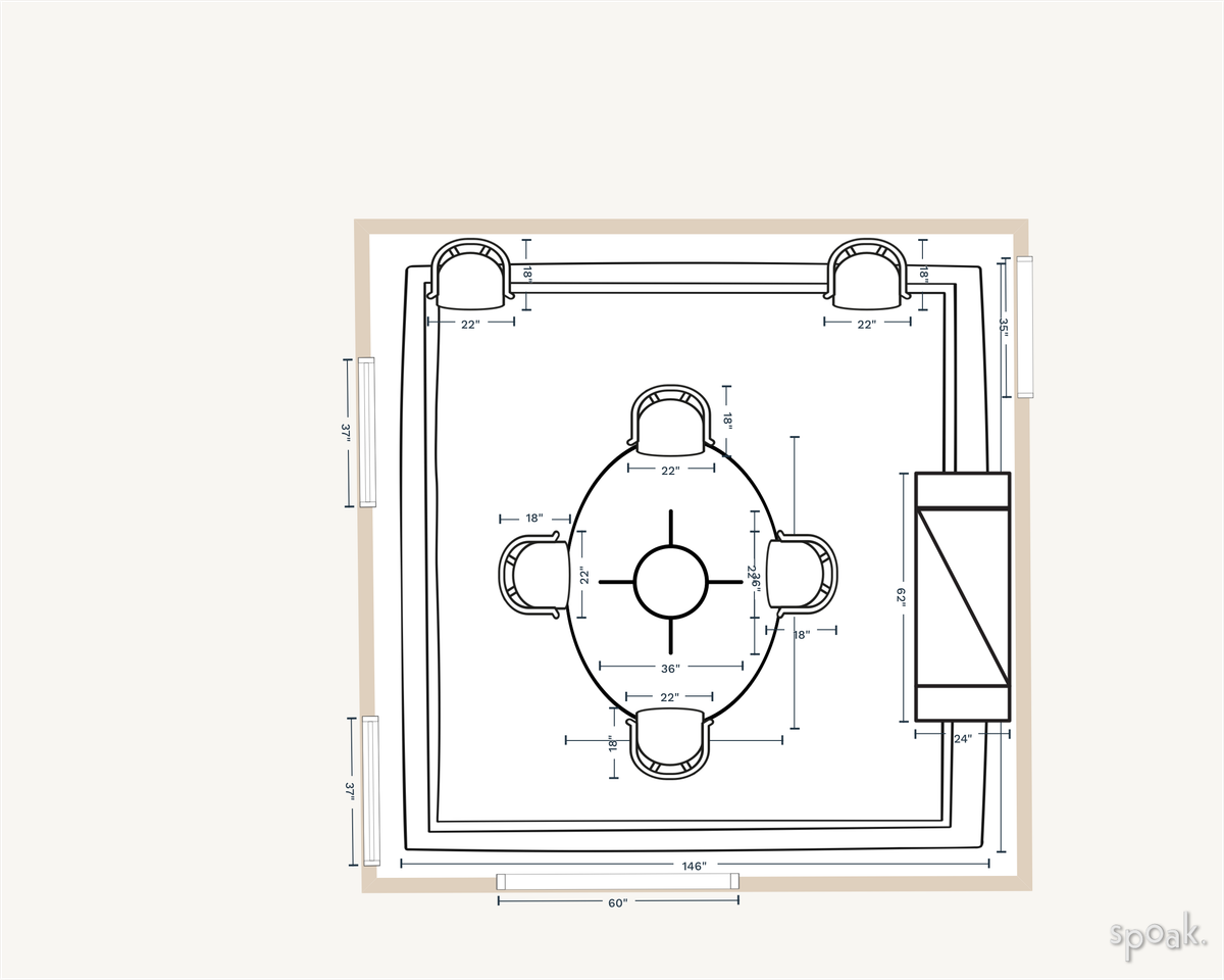 Nursery Plan designed by Maggie Griesbeck