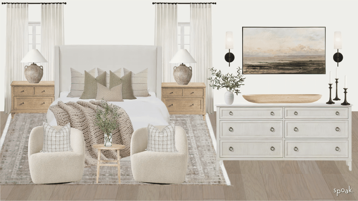 Bedroom Inspiration designed by Christina VanDyke
