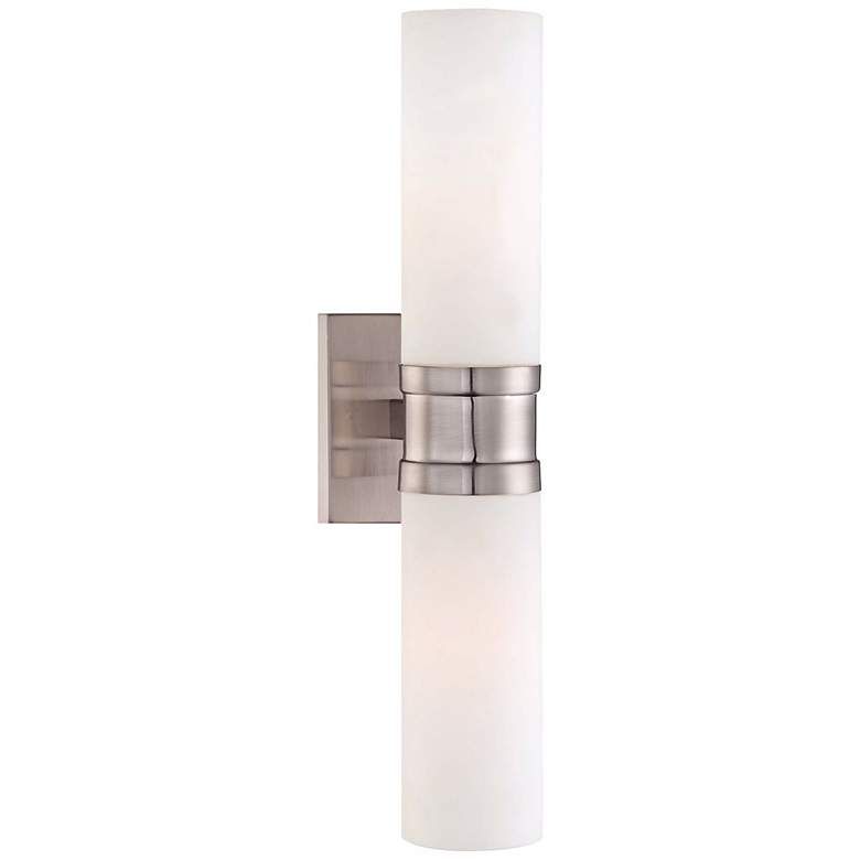 Minka Tube Brushed Nickel 18 1/2" High Wall Sconce added by Kate Savitch
