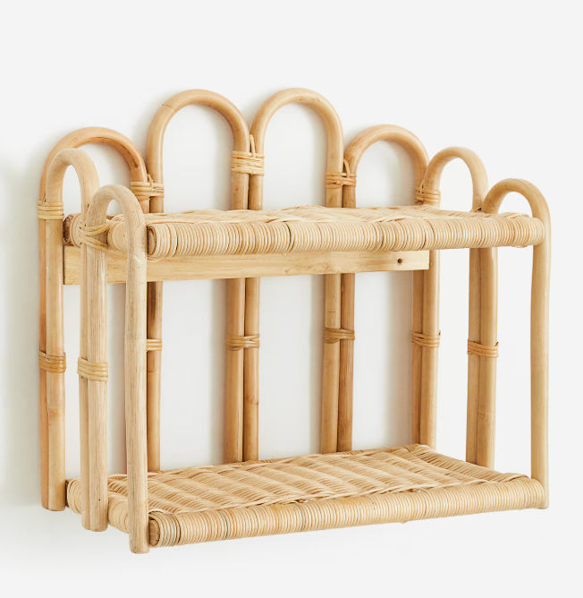 rattan wall shelf added by Katherine Betros