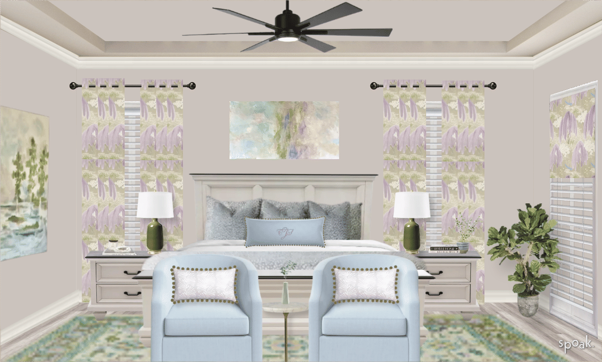 Bedroom Inspiration designed by Cara Brown