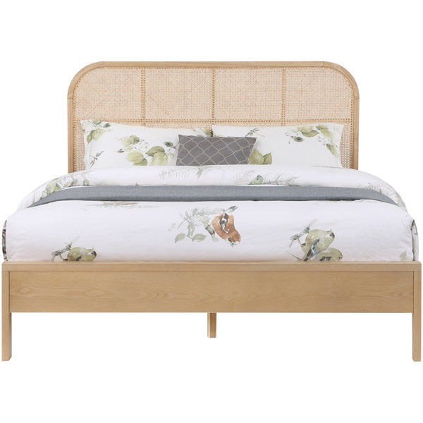 Solid Wood Cane Platform Bed added by Ruthann R