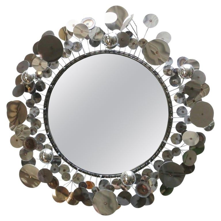 Curtis Jere "Raindrops" Sculptural Wall Mirror added by Fabian Ortega