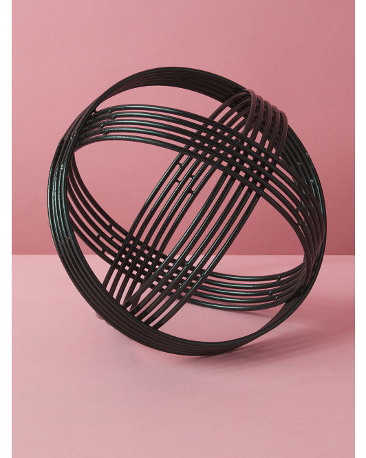 8.5in Metal Weaved Orb Decor | Decorative Objects | HomeGoods added by Janae Sullivan