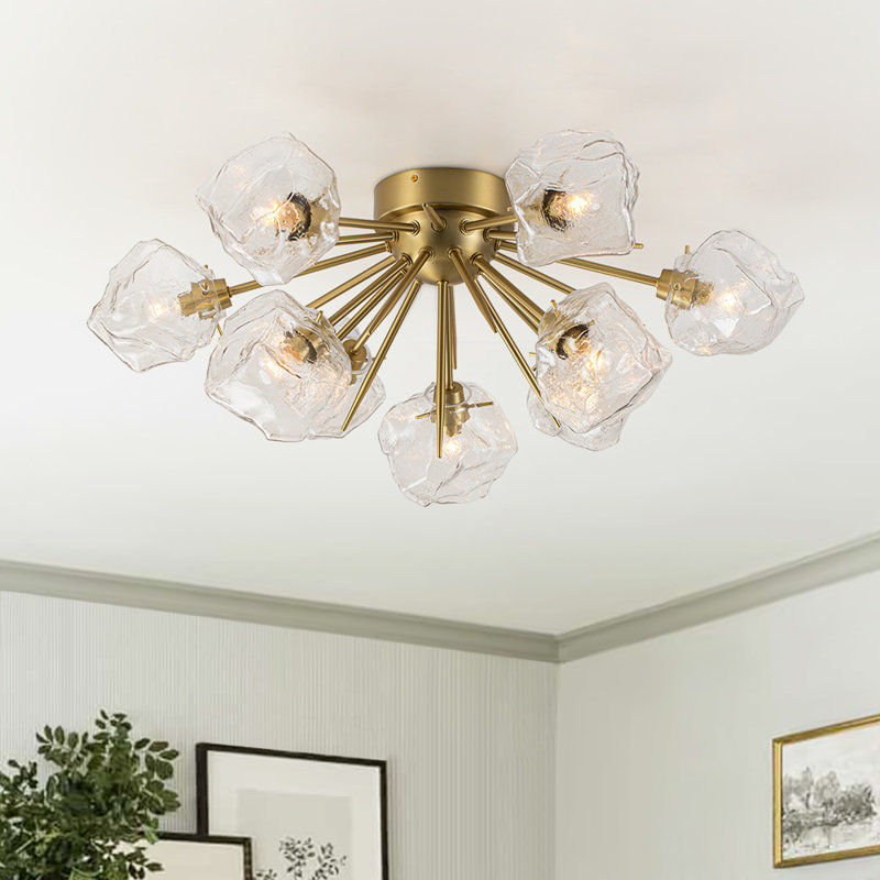 Toie Glass Semi Flush Mount added by Katie Carpenter