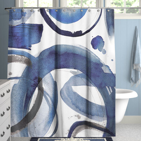Krol Abstract Shower Curtain added by sallie tyler