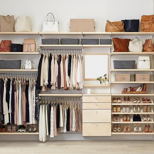 Elfa Décor 11' Birch & White Reach-In Closet added by Jenn Piovan