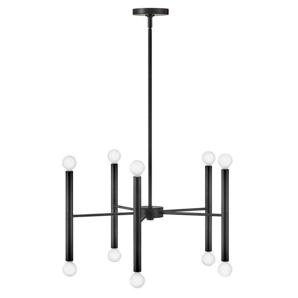 Jamir 10 - Light Dimmable Sputnik Modern Linear Chandelier added by Spencer Albers