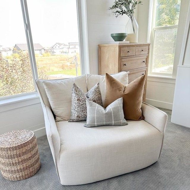 Nolan 49" Oversized Swivel Cuddler added by erika grossman