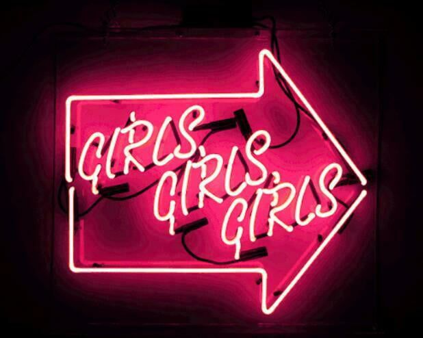 Queen Sense 14" Girls Girls Girls Right Arrow Neon Sign Acrylic Man Cave Handmade Neon Light 114GGGRAPA - Walmart.com added by Taylor Nava