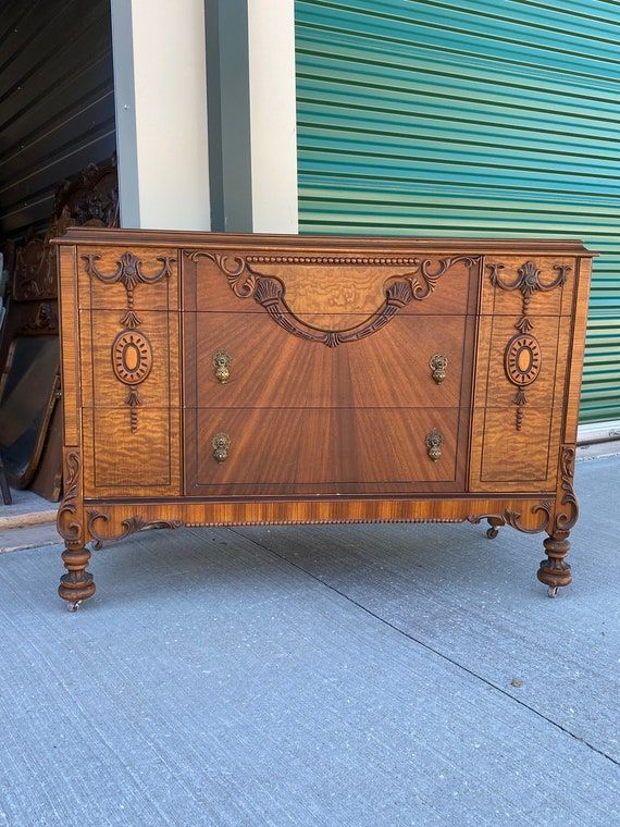 STUNNING Antique Dresser Bath VANITY  50 in Stock  - Etsy added by Danielle Eiler