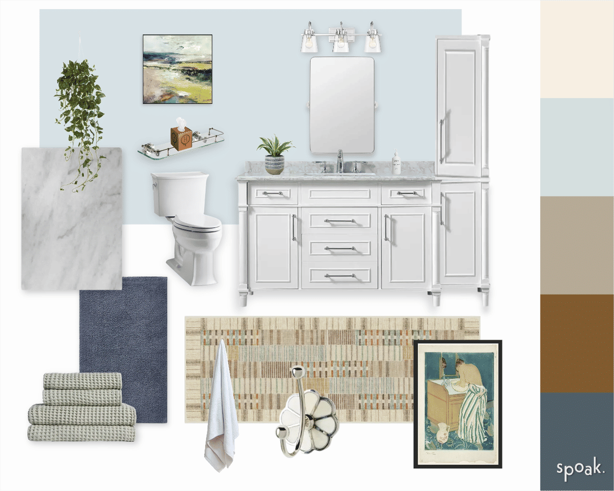Coastal Bathroom Ideas designed by Autumn Janesky