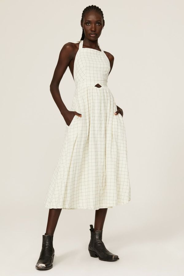 Pamela Love x RTR Plaid Halter Apron Dress added by Katharine Maxwell