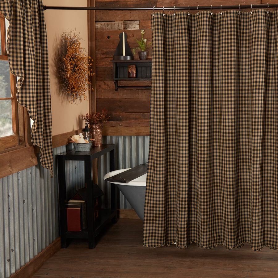 August Grove® Cotton Checkered Single Shower Curtain & Reviews | Wayfair added by Morgan Hatch