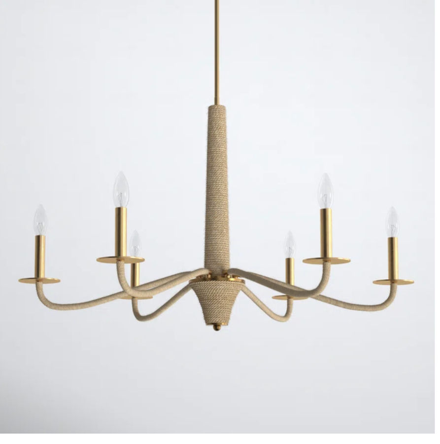  Joslin 6 Light Metal Dimmable Chandelier added by Rachel Stamper