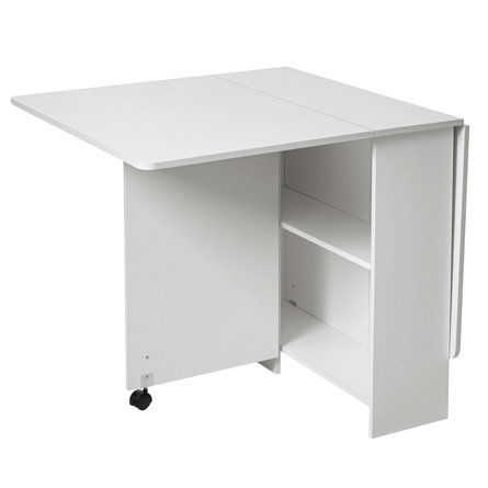 Wade Logan® 31.5" Extendable Drop Leaf Dining Table | Wayfair added by Haley Freckleton